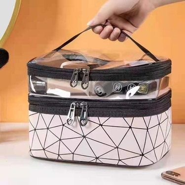 Makeup Bags portable large-capacity cosmetic bag super hot high-end travel toiletry cosmetics storage bag box_viptrois.com