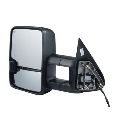 Towing Mirrors For 2014-2018 Chevy Silverado GMC Sierra 1500 2500 HD 3500 HD Power Glass With Signal Light & LED Driving Light, Manual Controll_voghion.com