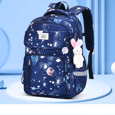 Sesame Baby's new schoolbag for primary school students, cute children's schoolbag for girls in grades 1-3-6, lightweight casual backpack_mkmklike.com