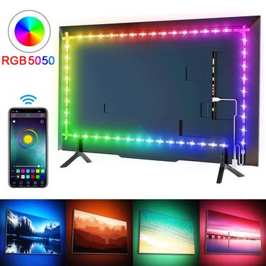 Led Light Strip 5v5050rgb Three Button Mini Tv Background Light Strip Bare Board Not Waterproof 24 Button Remote Control Atmosphere Light_voghion.com