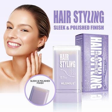 MLSMILE Hair Wax Stick With Comb - Long-Lasting Hold, Flyaway Control | Portable Hair Styling Balm For Frizz & Baby Hair, Easy To Use_voghion.com