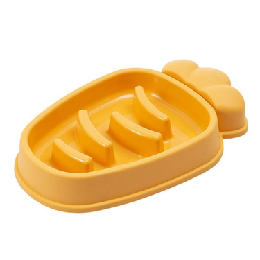 Radish Shape Dog Slow Food Bowl Anti-Tip Over Pet Bowl_voghion.com