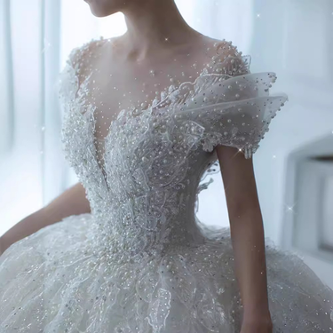 Women's New Style Bride Princess Small Pregnant Woman Tail High-quality French Luxury Heavy Industry_voghion.com