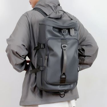New Large Capacity 17 Inch Waterproof Backpack - Durable Gym & Travel Bag With Separate Shoe Compartment & Handles_voghion.com