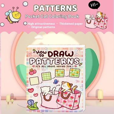 Spooky Cutie Pocket-Sized Cat Coloring Book For Adults & Kids - Fun & Relaxing Art Therapy With 28 Unique Designs, Premium Quality Paper_voghion.com