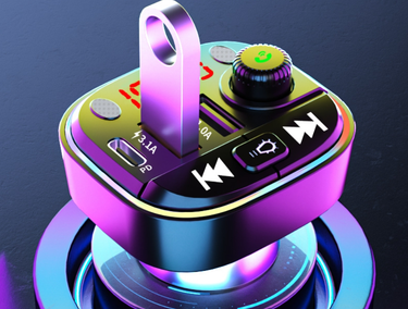 Car charger with Bluetooth playback, hands-free, lossless sound quality, car PD cigarette lighter, car charger, fast charging_voghion.com