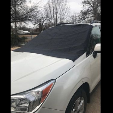 winter silver coated cloth snow cover car snow cover front windshield magnetic cover car snow cover sunscreen sunshade_voghion.com