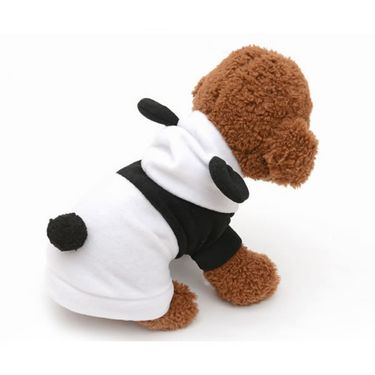 Pet supplies pet clothes panda baby clothes black and white panda transformation clothes autumn and winter dog clothes wholesale_voghion.com
