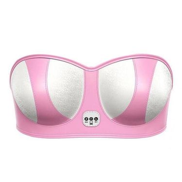 Electric Breast Massager Vibration Breast Enlargement Bra,USB Heating Lymphatic Drainage Massager Lifting UP Breast Massage Bra_voghion.com