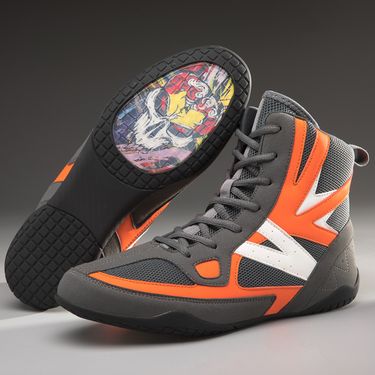 New Large Size Men's And Women's Boxing Shoes Wrestling Fighting Shoes Breathable Lightweight Sanda Training Shoes Fighting Shoes_voghion.com