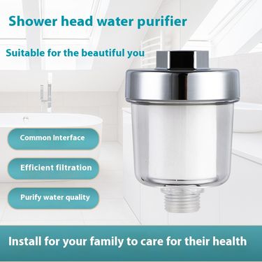 Shower Filter With Replaceable PP Cotton Cartridge – 5 Micron Water Purifier For Soft Skin & Hair – Universal ABS Bathroom Filter (Multi-Pack Options)_voghion.com