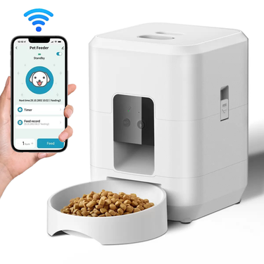 2L Square Feeder Wifi Model, Automatic Timed Quantitative Feeding, Cat And Dog Smart Feeder_voghion.com
