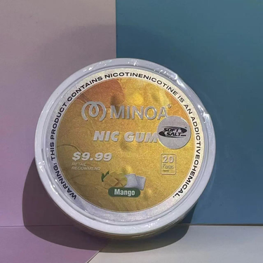 2025 New Minoa Nicorette Nic Gum 20 Pieces Per Can For Quit Nicotine_voghion.com