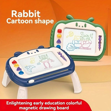 "Bunny Doodle Magic™: Stamp, Draw & Shake Ears To Erase – All-in-One Magnetic Art Play!"_voghion.com