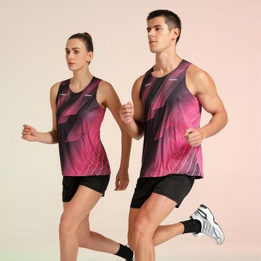 New Track And Field Suit Set Men's Fitness Vest Women's Marathon Competition Rope High Long Jump Student Sports Jersey_voghion.com