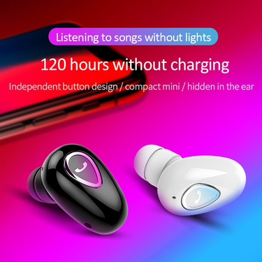 YX01 Single In-Ear Mini Bluetooth-compatible 4.1 Earphone with Microphone Stereo High Clarity Call_voghion.com