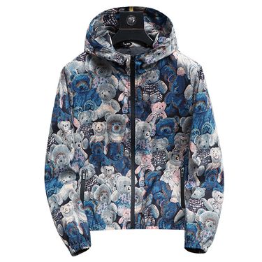 Spring 2026 Fashion European-USA Style Thin Outerwear Men Printing Long Sleeve Casual Loose Windbreak Zipper Hooded Jacket M-4XL_voghion.com
