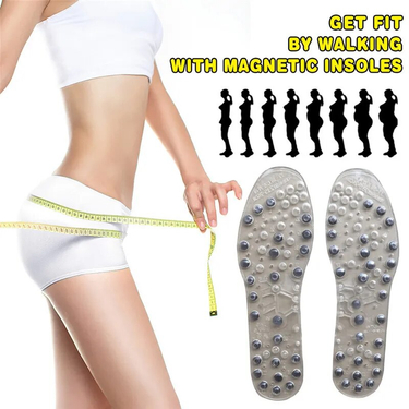 New Unisex VIP Foot Massage Magnetic Massage Weight Loss Acupressure Slimming Foot Care Shoe Gel Inserts_voghion.com