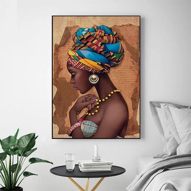 Women Art Poster Hanging Modern Home Living Room Bedroom Decoration Wall Frameless Canvas Painting Core_voghion.com