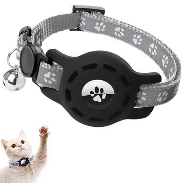 For AirTag Tracker Pet Collar Locator Protective Case Reflective Cat Collar_voghion.com