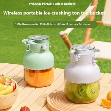 Portable Juicer Cup - Wireless Electric Blender For Fruits & Smoothies, Compact Juice Extractor With Travel-Friendly Design_voghion.com