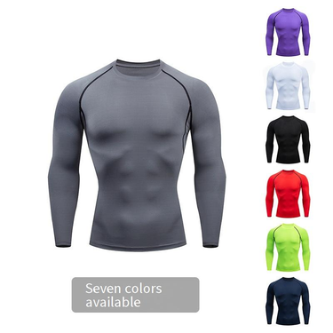 European And American Sizes In Stock Tight Outdoor Sports High Elastic Quick Drying Cycling Training Breathable Colorful Long Sleeved Tops_voghion.com