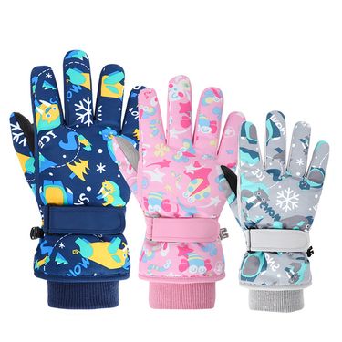 Winter Children Ski Gloves Thicken Waterproof Kids Gloves Snowboard Riding Snow Child Winter Gloves for Boys Girls 4-13Y_voghion.com