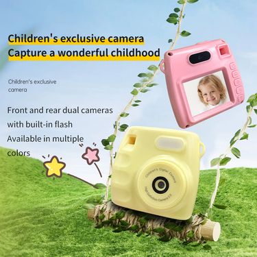 Kids' Mini Digital Camera – Fun Photo & Video Camera With Games, Cartoon Filters, And Easy-to-Use Design_voghion.com