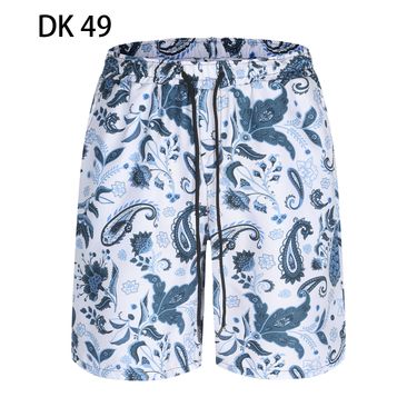 2023 cross-border men's pants straight pants quick-drying personality popular simple printed beach pants European and American shorts_mkmklike.com