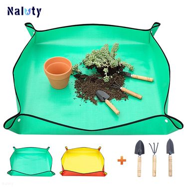 Waterproof Foldable Planting Mat Garden Mat Garden Potting Pad For Flowerpot Transplanting Mixing Soil Plant Pruning Garden Tool_voghion.com