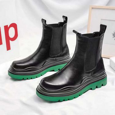 Men’s Shoes boots mid tube boots trendy fashion men's boots_voghion.com