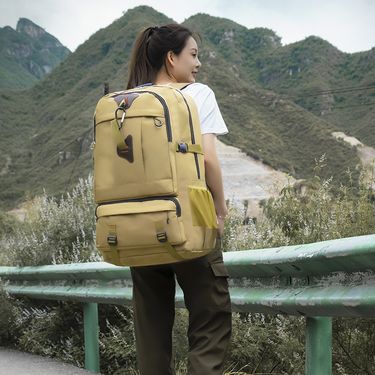 Large Capacity Backpack Outdoor Travel Bag Hiking Mountaineering Backpack Same For Men And Women_voghion.com