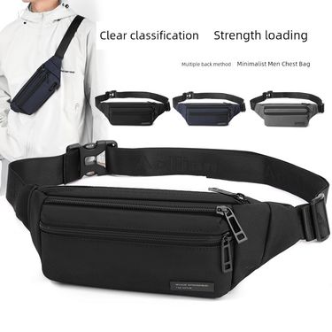 2024 New Arrival Spors Leisure Ches Men's Muli-Funcional Shoulder Messenger Pracical Muli-Zipper Bag Oudoor_voghion.com