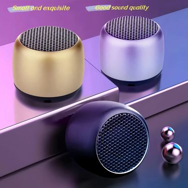 Portable Music Player Mini M1 Wireless Speaker With Subwoofer, Sports Sound System, Small Steel Cannon, Suitable For Any Smartphone_voghion.com