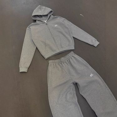 Men's Clothing Vintage Embroidered Hoodie & Jogger Set - Retro Streetwear Unisex Casual Outfit For Men & Women_voghion.com