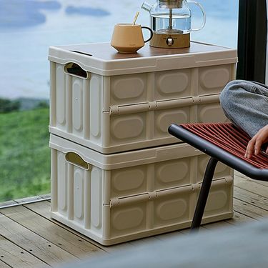 Outdoor Foldable Camping Storage Box That Doubles As A Table_voghion.com