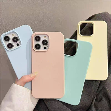 Liquid Silicone Case For IPhone 16/14/13 - Full Body Protective Cover With Soft Touch Finish, Slim Fit Shockproof Phone Case For IPhone_voghion.com