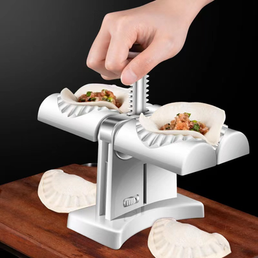 Kitchen Dumpling Making Utensils, Dumpling Maker Mold, Automatic Double-Headed Dumpling Maker, Dumpling Making Tool, Kitchen Accessories_voghion.com