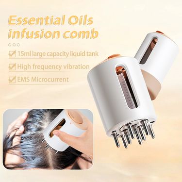 New Electric Vibration Massage Mini Convenient Guide Scalp Medication Applicator Comb_voghion.com