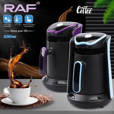 Electric Coffee Pot Stainless Steel Coffee Maker Electric Pot Portable Can Make 4Cups Household Automatic Turkish Coffee Machine_voghion.com
