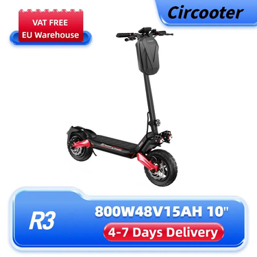 CIRCOOTER R3 Foldable Electric Scooter, 10 Inches Off Road Tire, 800W Motor, 48V 15Ah Battery, 45km/h Max Speed_voghion.com