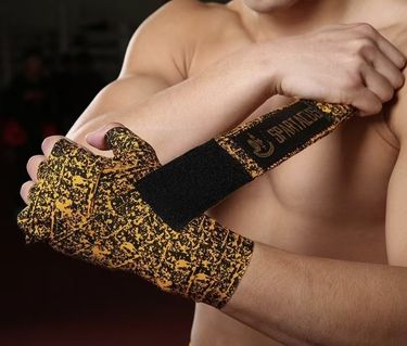 Boxing Hand Wraps 3 -5 Meters Soft Slightly Elastic Sanda Fitness Martial Arts Sweat Absorbent Anti Slip Wrist Knuckle Protection_voghion.com