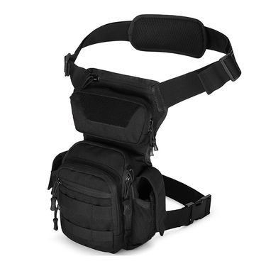 Unisex Tactical Thigh Pack - Waterproof & Durable MOLLE-Compatible Leg Bag For Outdoor Adventures (Adjustable Straps, Multi-Pocket, Black/Khaki/Camo)_voghion.com