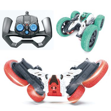 2.4ghz 4WD 360 Degree Spins Flips Radio Control Stunt Off Road Drift Car Double Sided High Speed Stunt Vehicles RC Toy_voghion.com