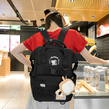 Women's Bags college student backpack large capacity junior high school backpack all match high value girls backpack new_voghion.com