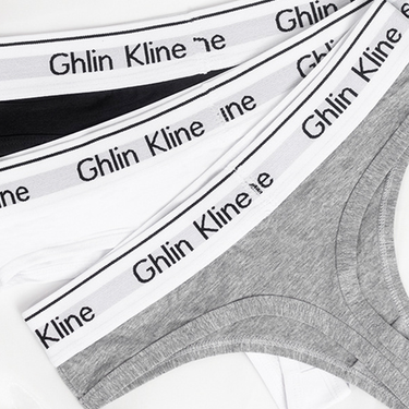 Unepwearsderwear Simple Sports Women's Underwear Black And White Gray Classic Summer High Slit Sexy Hot Girl Triangle Thong Women_voghion.com
