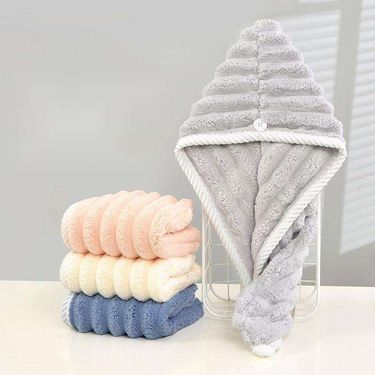 【 3000+people Within A Week To Order 】 Dry Hat Women, Water Absorbing Single-layer Thickened New Headband For Hair_voghion.com