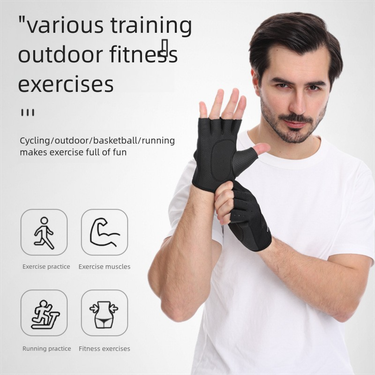 Men And Women Sports Cycling Half Finger Rock Climbing Mountaineering Racing Shooting Outdoor Fitness Gloves_voghion.com