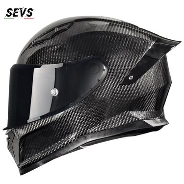 DOT-Certified Carbon Fiber Full-Face Motorcycle Helmet – Ultra-Lightweight 3K/12K/Forged Carbon With Bluetooth, All-Season Riding Protection (M-XXL)_voghion.com