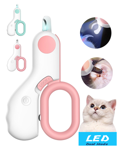 Mini Nail Clippers With LED Light_voghion.com